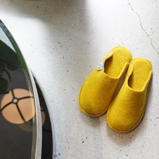 Le clare フェルト ルームシューズ Giallo