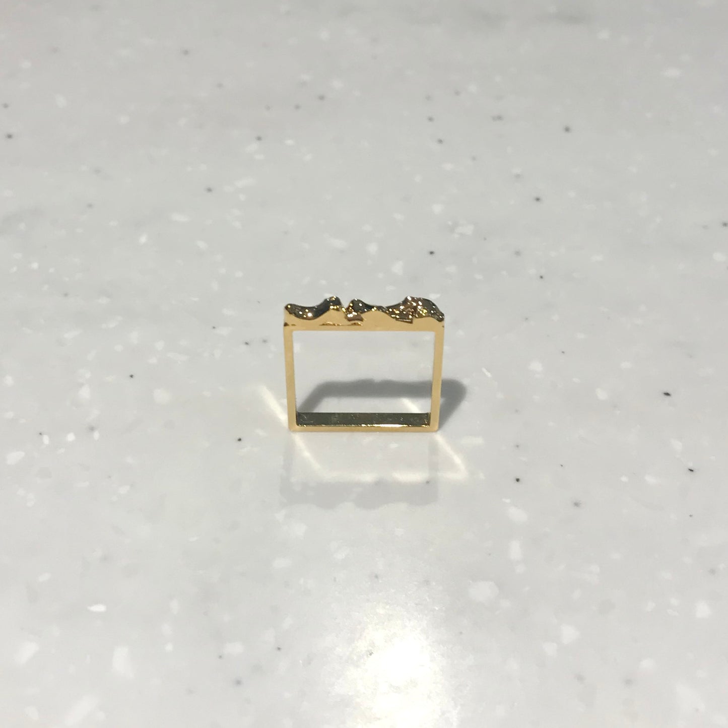 IMUKA TIMUKAT Paris Square Gold Ring