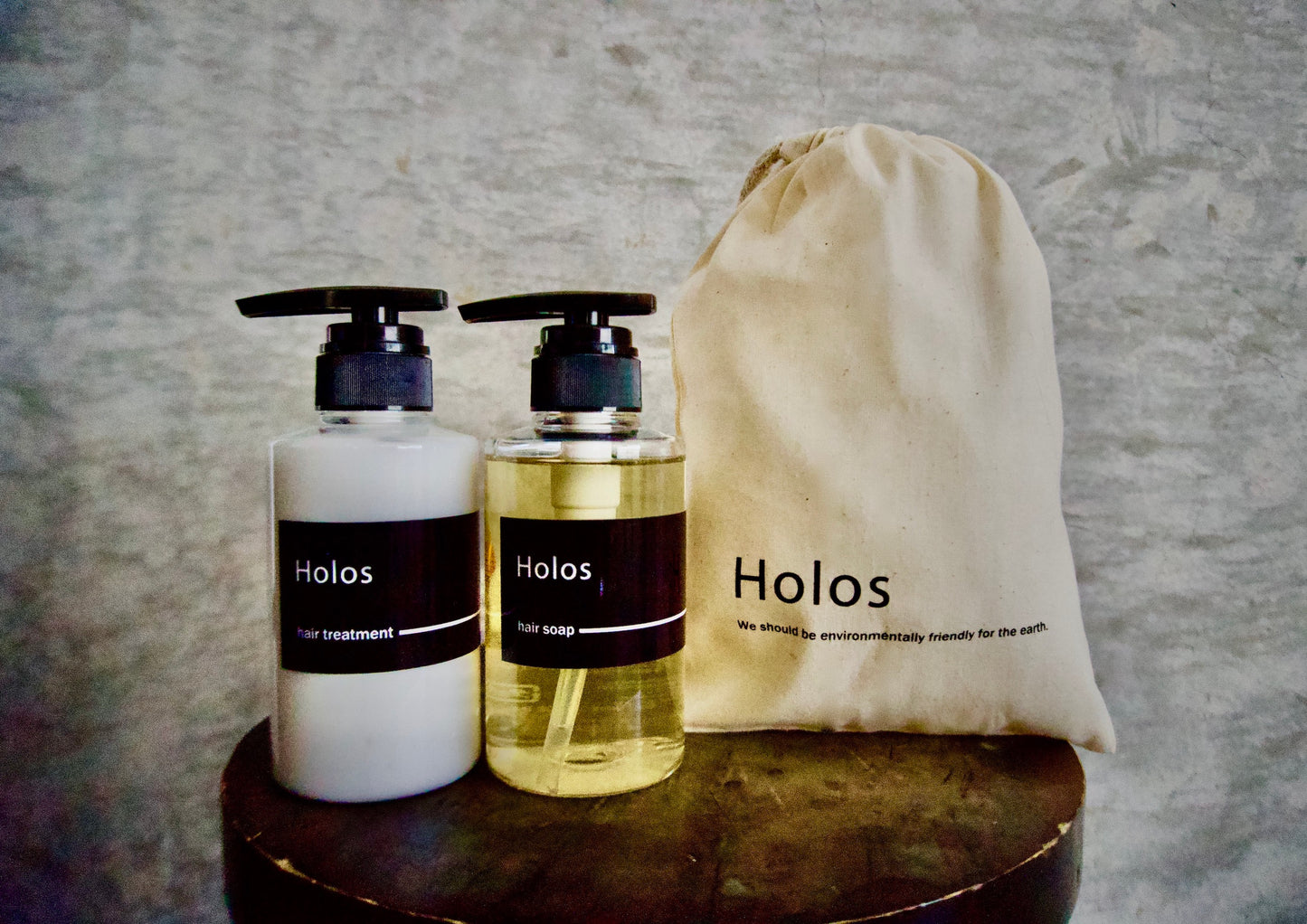 Holos Non-silicone Shampoo & Treatment With Purse